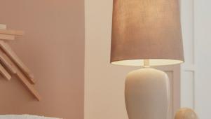 Cement Dipped Table Lamp
