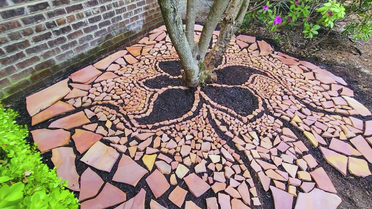 Mandala-Inspired Garden Art