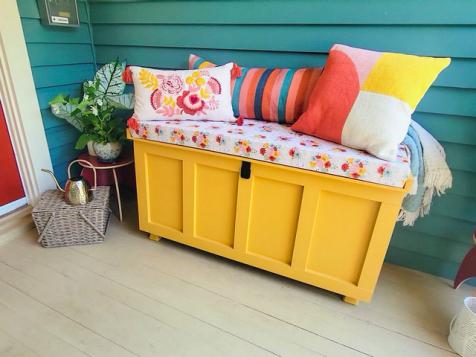 Porch Package Bench