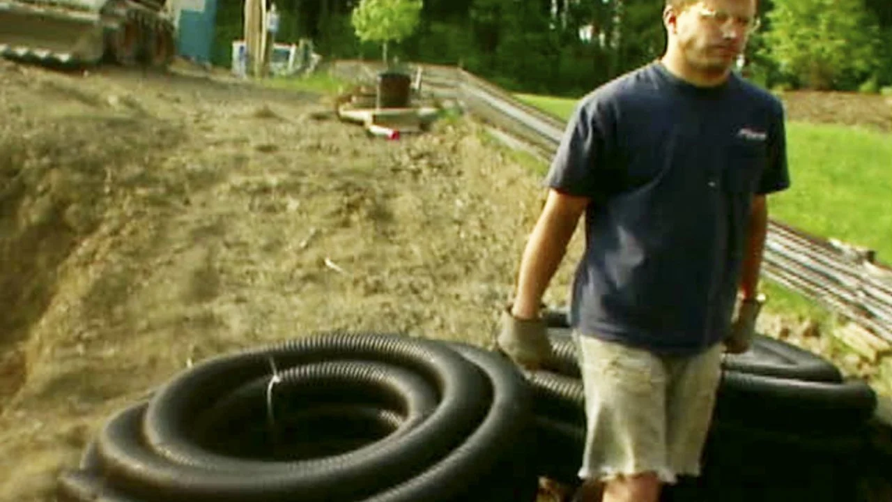 Installing French Drains