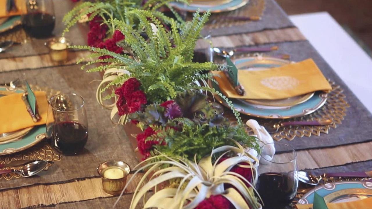 Faux-Copper Gutter Centerpiece