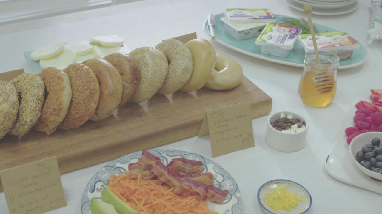 Girlfriends' Brunch Bagel Bar