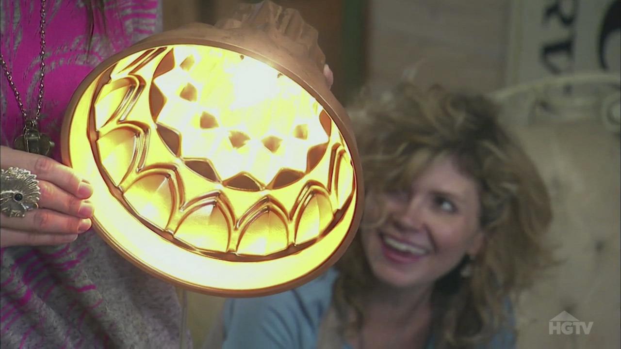 DIY Upcycled Light Fixture
