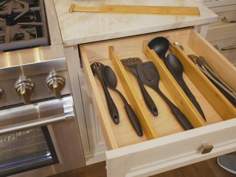How to Corral Drawers With Adjustable Bamboo Organizers