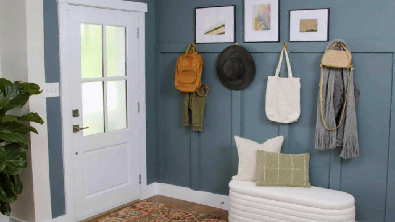 How to Add Color and Storage to Your Entryway