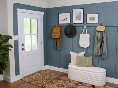 How to Add Color and Storage to Your Entryway