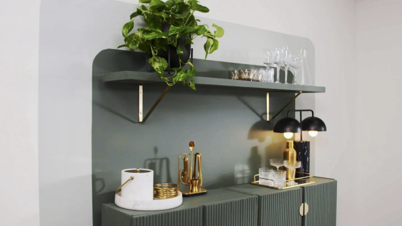 How to DIY a Bold Home Bar