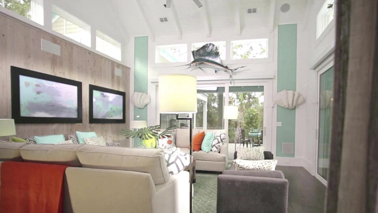 Smart Home Living Room Tour Video | HGTV