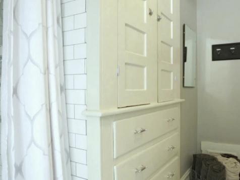 A Bathroom With Antique Flair