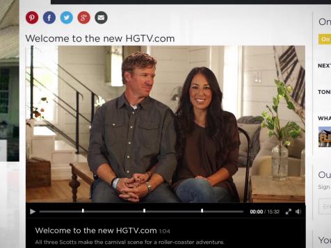 New HGTV.com Website Tour