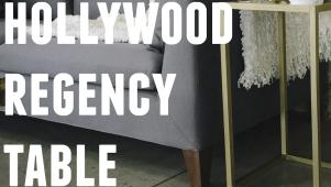 DIY Hollywood Regency Table