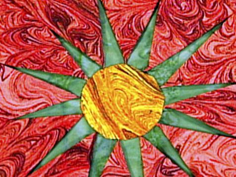 Fabulous Textured Flower Quilt