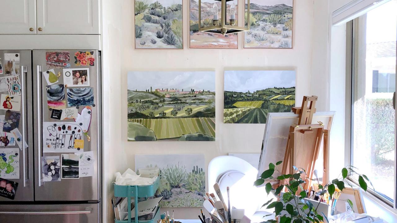 Fine Art in Phoenix: Tour a Painter's Renovated Home