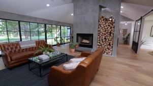 Modernist Open Living Room
