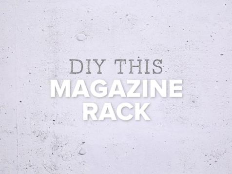 DIY Magazine Rack