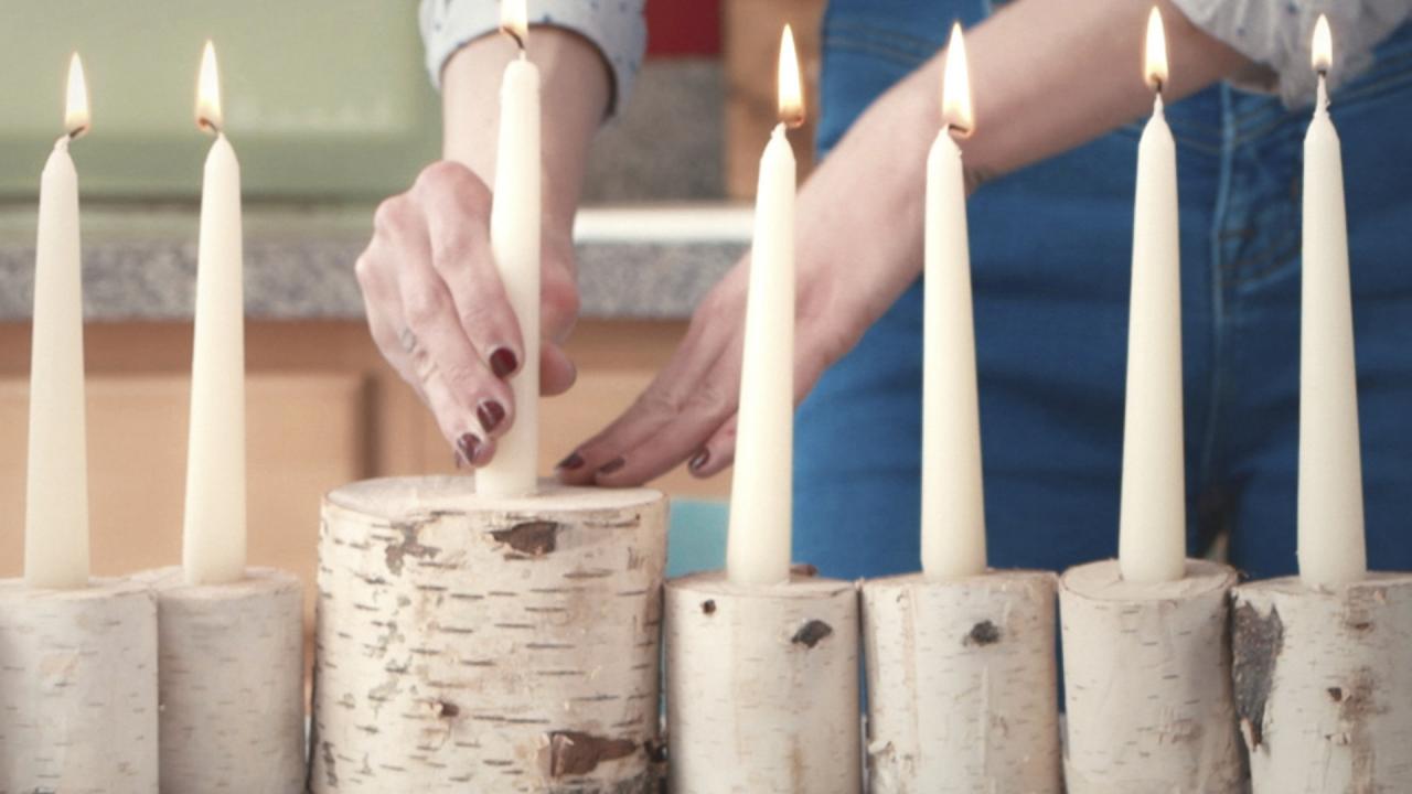 Birch Menorah