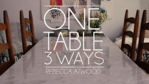 One Table Three Ways