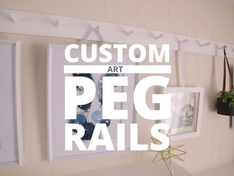Custom Art Peg Rail