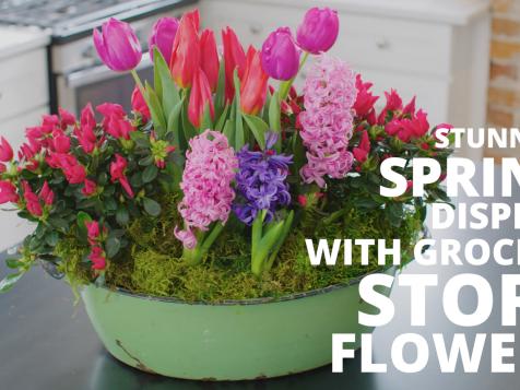 DIY Spring Floral Arrangement