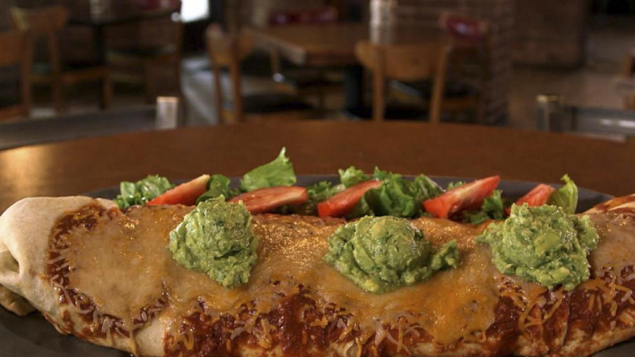The Donkey Burrito at Baja Bean Co.