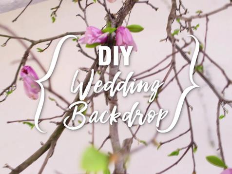 DIY Wedding Backdrop