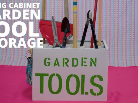 Turn a Filing Cabinet Into Tool Storage