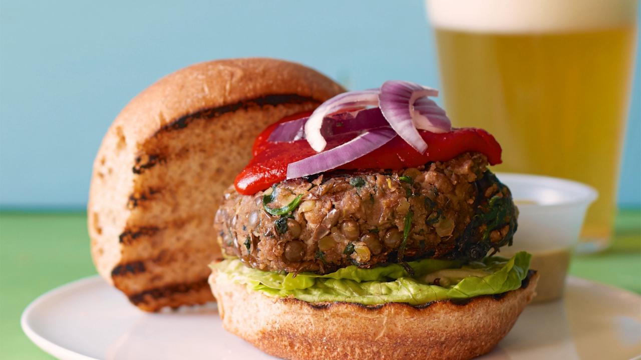 Vegan Lentil Burgers