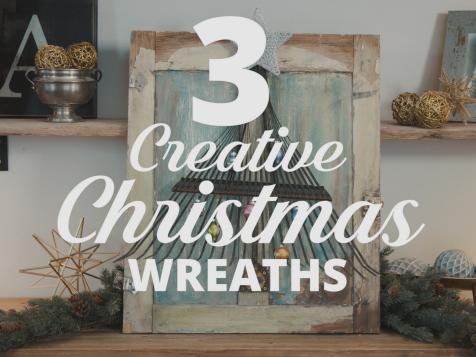 3 DIY Christmas Wreath Ideas