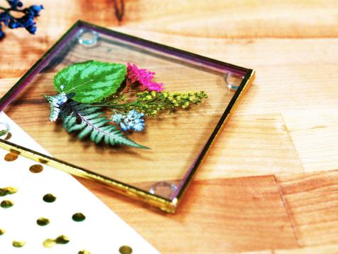 DIY Floral Coasters