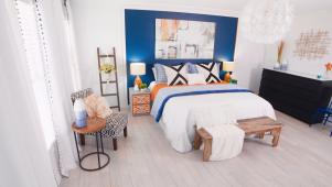 DIY Paint and Trim Headboard
