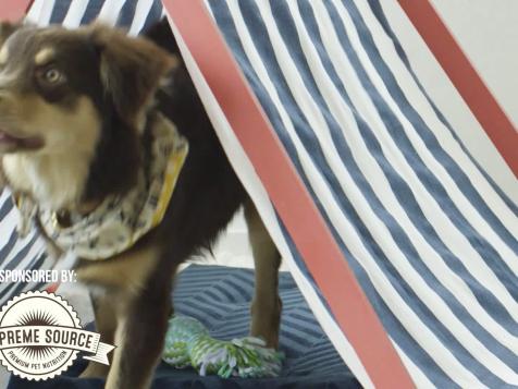 DIY Collapsible Pet Shade Tent