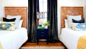 DIY Scalloped Headboard
