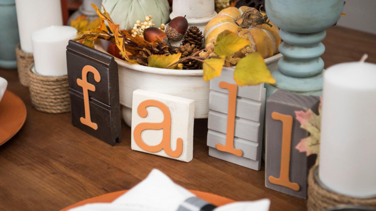 Upcycled Thanksgiving Decor
