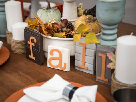 Upcycled Thanksgiving Decor