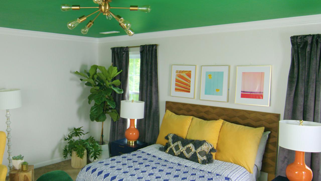 Paint Your Ceiling a Bold Color