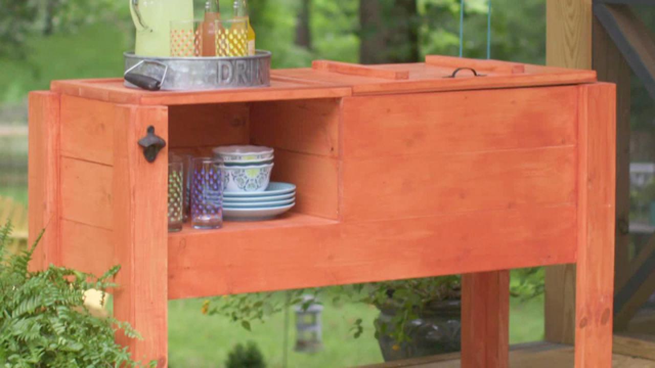 DIY Cooler Storage Box