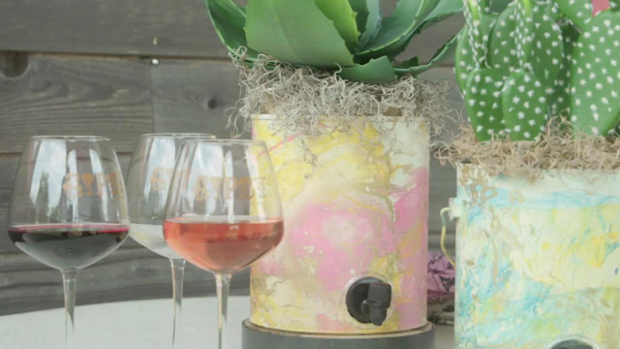 DIY Paint Can Wine Holder