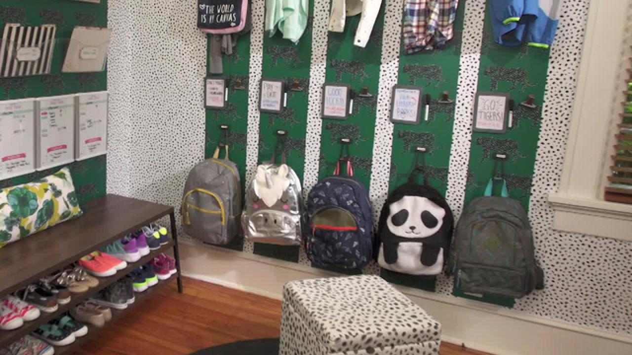 Create a Makeshift Mudroom