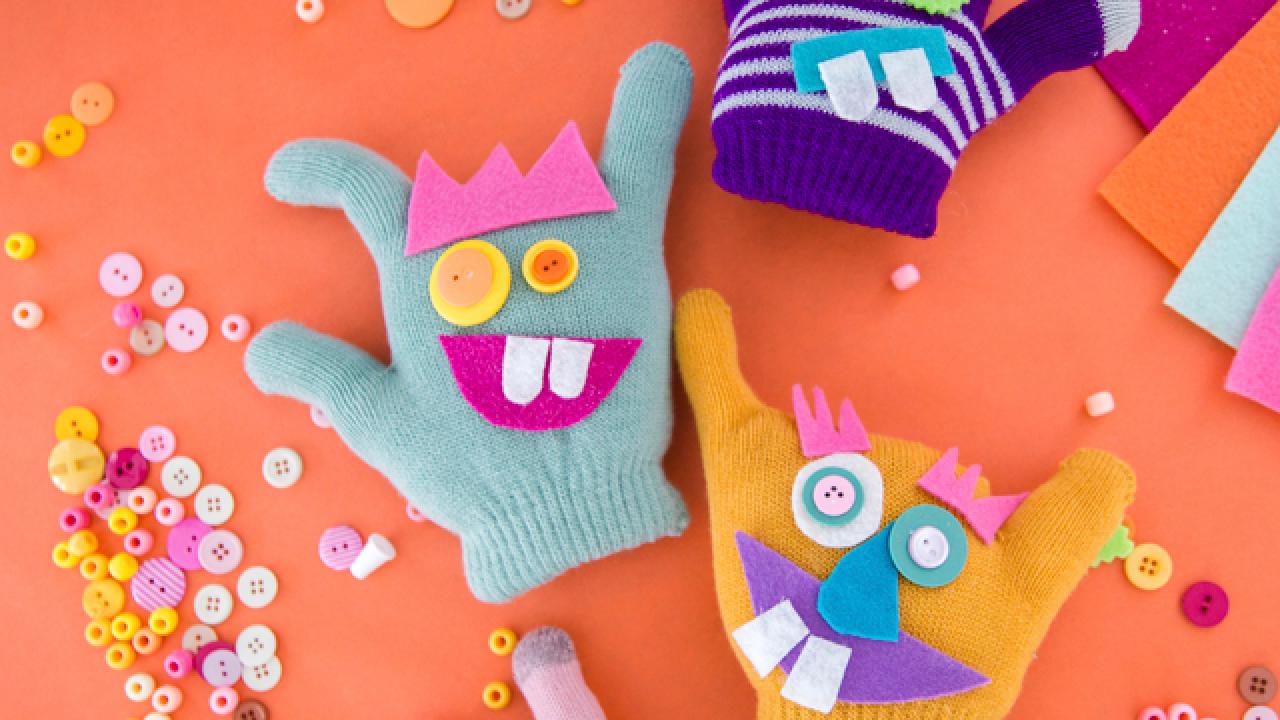 DIY Glove Monsters