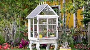 Old Windows Turned Gorgeous Garden Greenhouse