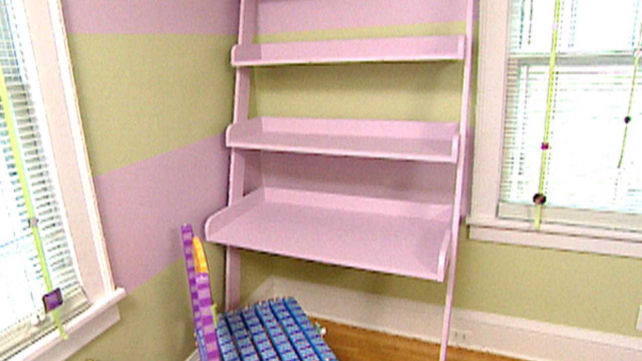 Step It Up With Ladder Shelves