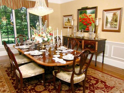 Stylish Formal Dining Room