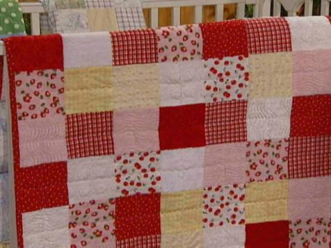Colorful & Textured Baby Quilt