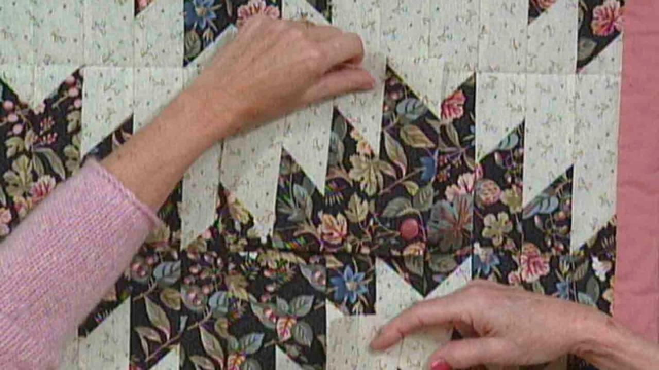 Mountains Triangle Quilt 3