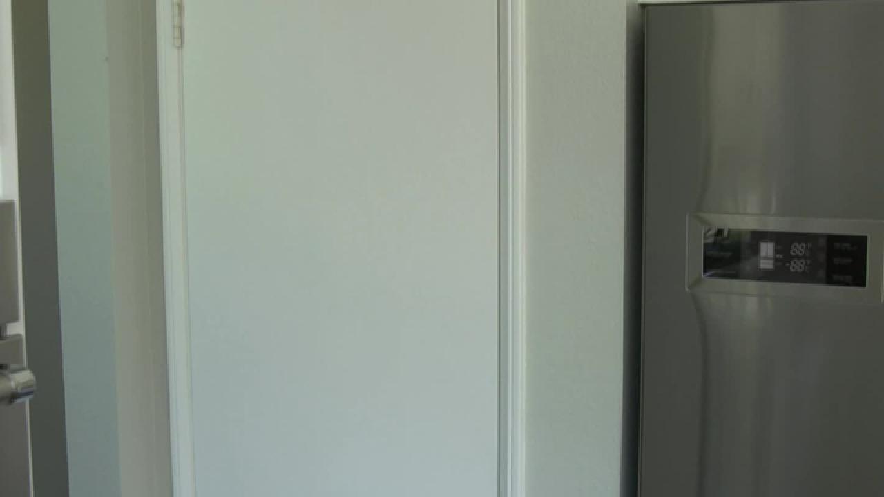 Resurfaced Pantry Door
