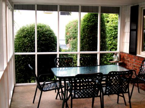 Budget-Friendly Screened Porch