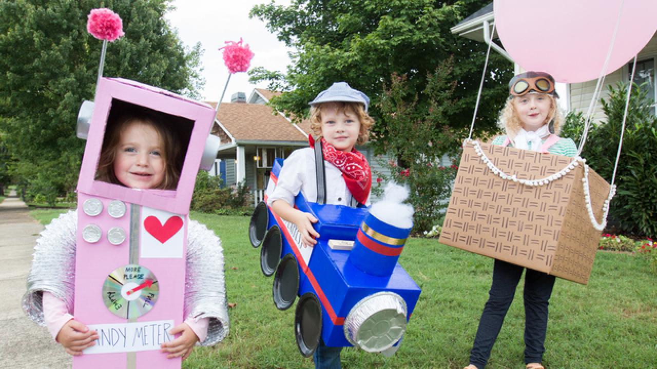 DIY Cardboard Box Costumes