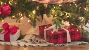 Drop-Cloth Tree Skirt