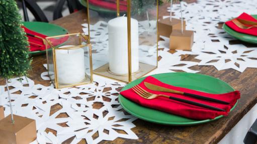 5 DIY Holiday Table Runners, How to Dress Up Your Holiday Table With Paper