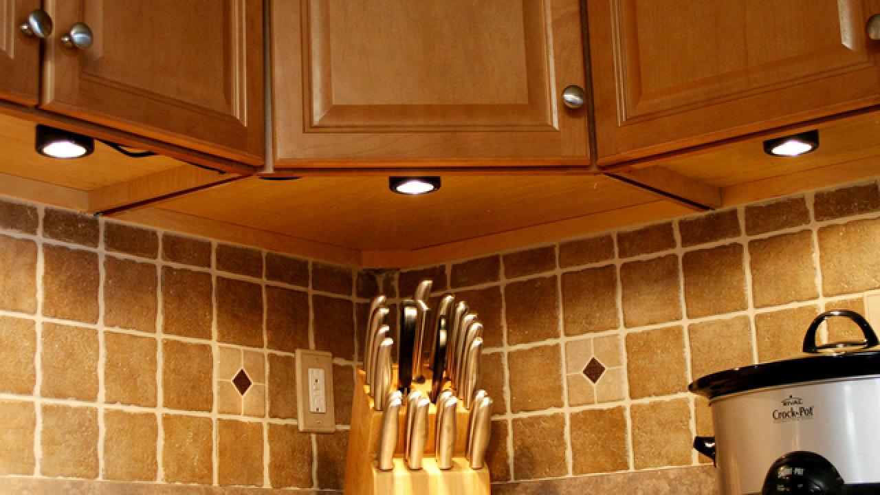 How To Install Under Cabinet Lighting To Brighten Up Your Kitchen Video HGTV